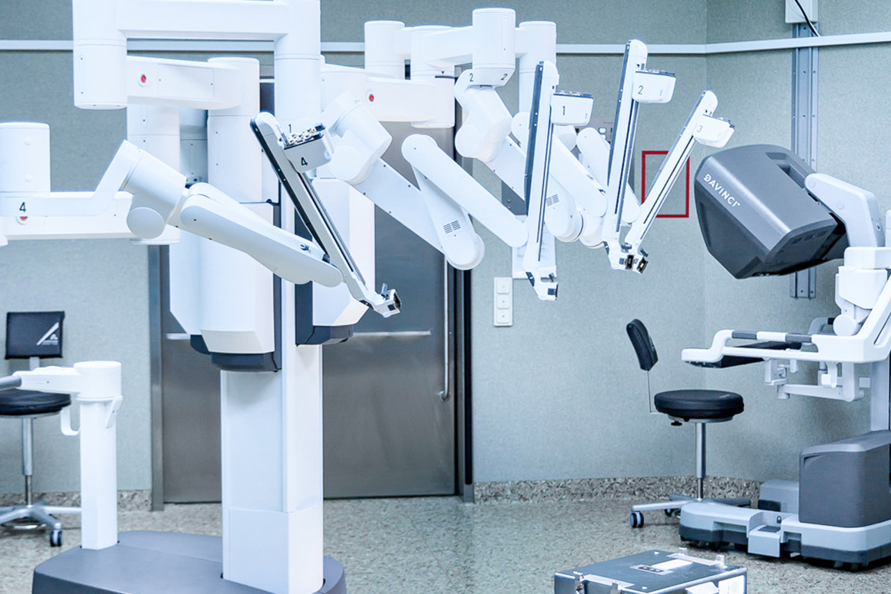 Das Da-Vinci-Operationssystem im Operationssaal