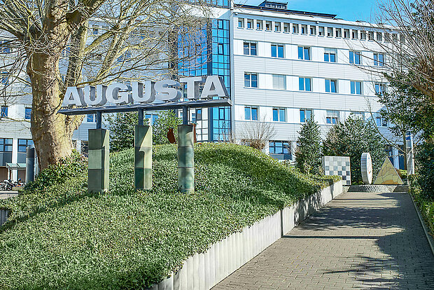 Das Gebäude der Augusta-Krankenanstalt