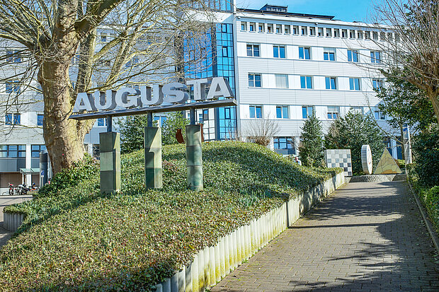 Das Gebäude der Augusta-Krankenanstalt